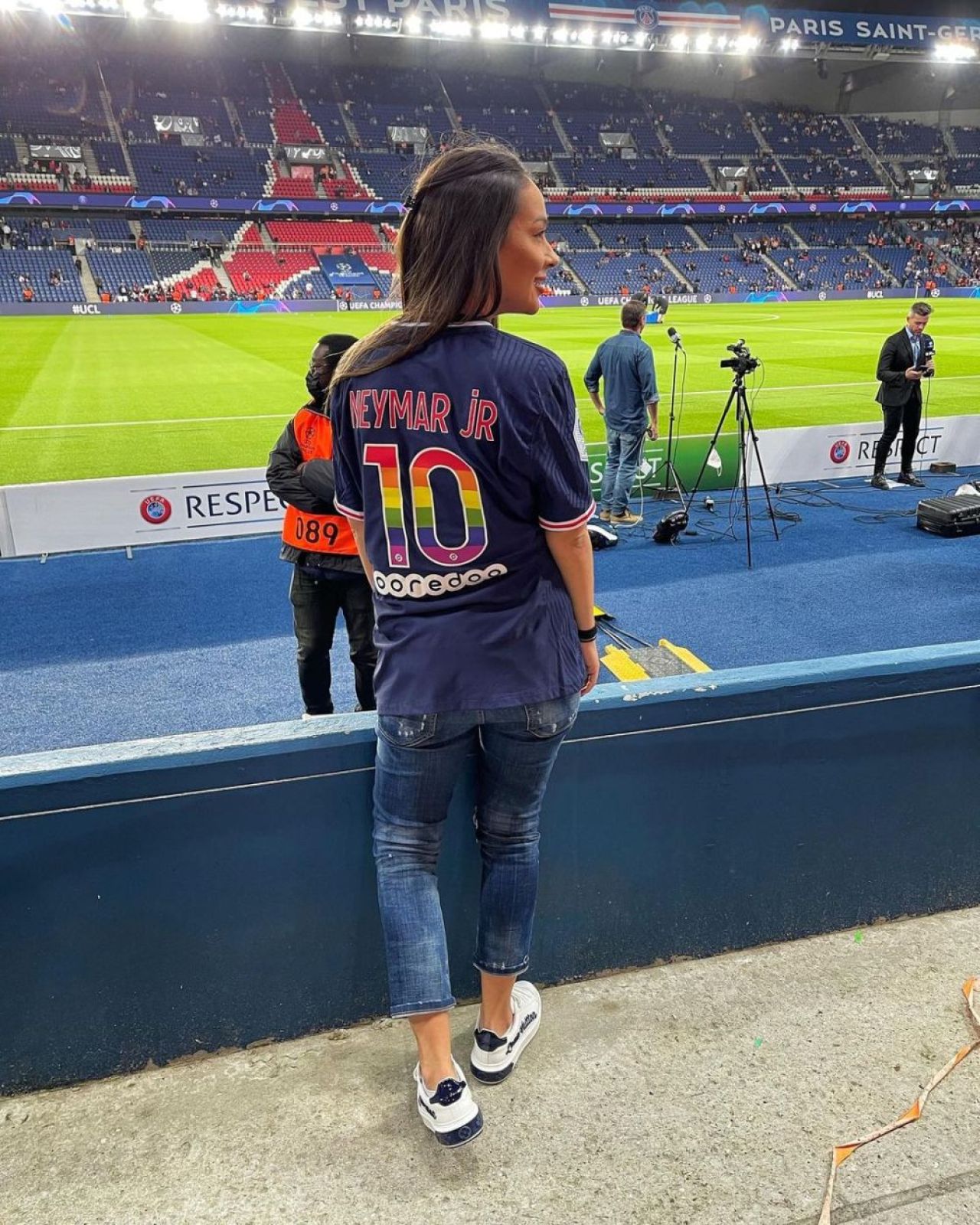 Prima declarație a Vlăduței Lupău după ce l-a întâlnit pe Neymar: „Nici nu m-am mai uitat la meci!” _12