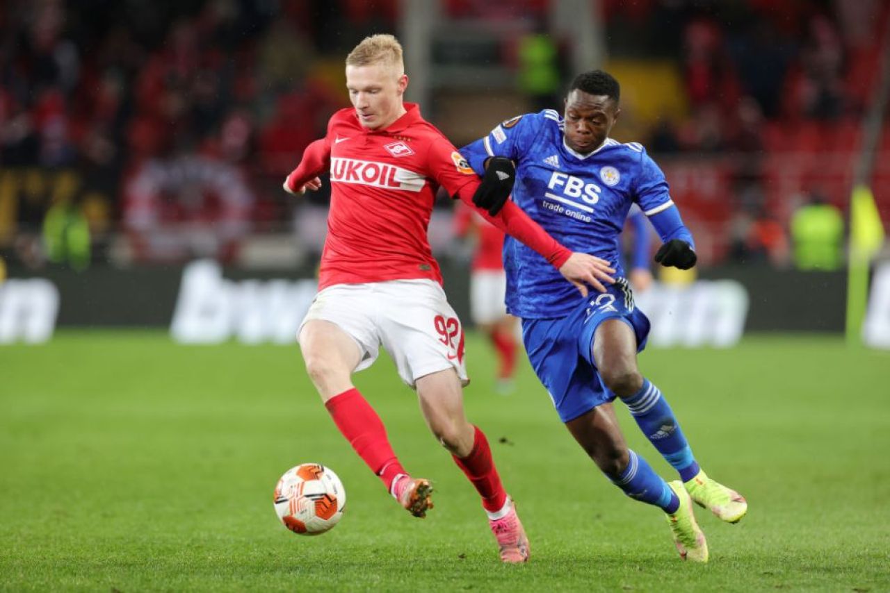 Eroul de la Moscova! Patson Daka, 4 goluri în Europa League în victoria lui Leicester cu Spartak Moscova _4
