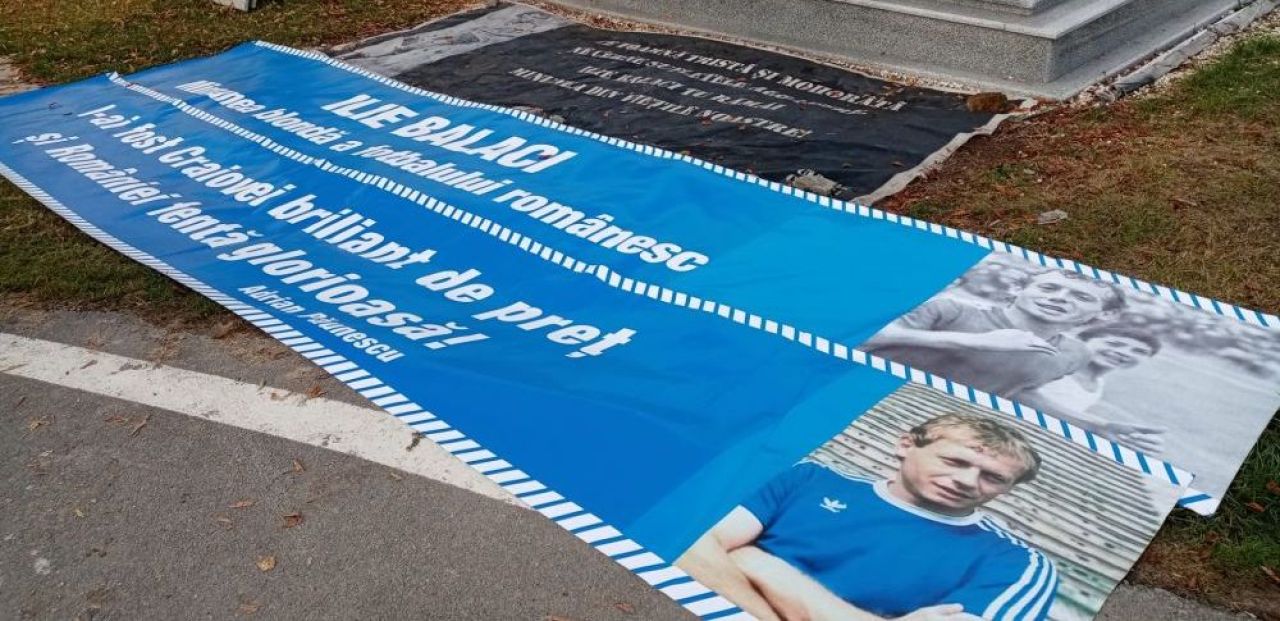 Trei ani fără Ilie Balaci! Oamenii Universității Craiova au mers la mormântul legendei Olteniei_1