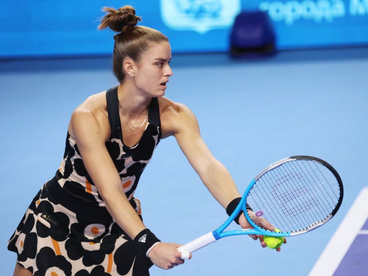 „Lovește mingea diferit!” Reacția Mariei Sakkari după ce a eliminat-o pe Halep în sferturi la Moscova _1