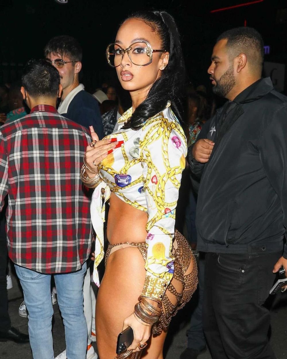 Draya Michele, apariție incendiară la o petrecere. A purtat o ținută după care toți au întors capul _4