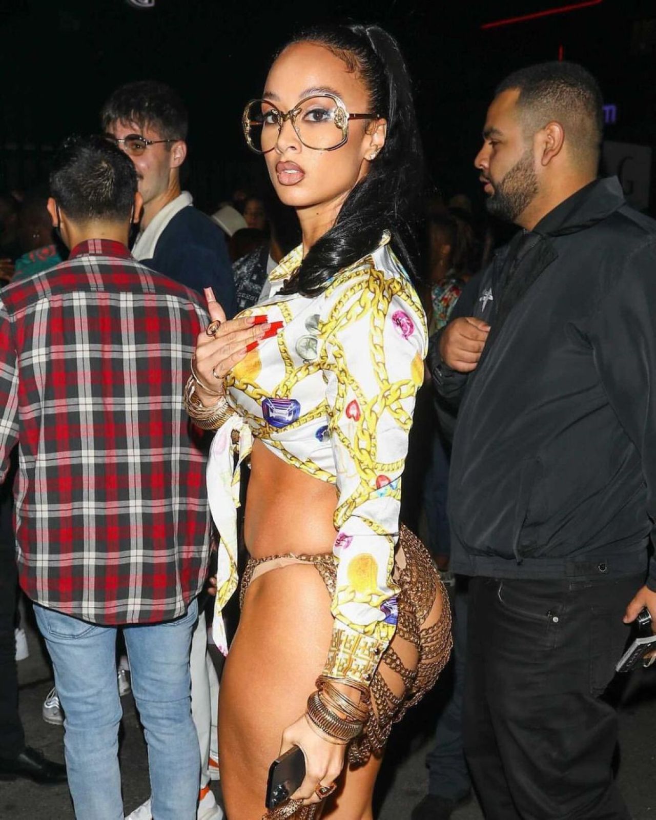 Draya Michele, apariție incendiară la o petrecere. A purtat o ținută după care toți au întors capul _4