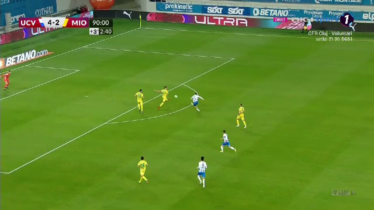 Univ. Craiova - CS Mioveni, 5-2. A fost spectacol total în Bănie! Ivan a făcut meciul carierei. Markovic, gol superb_12