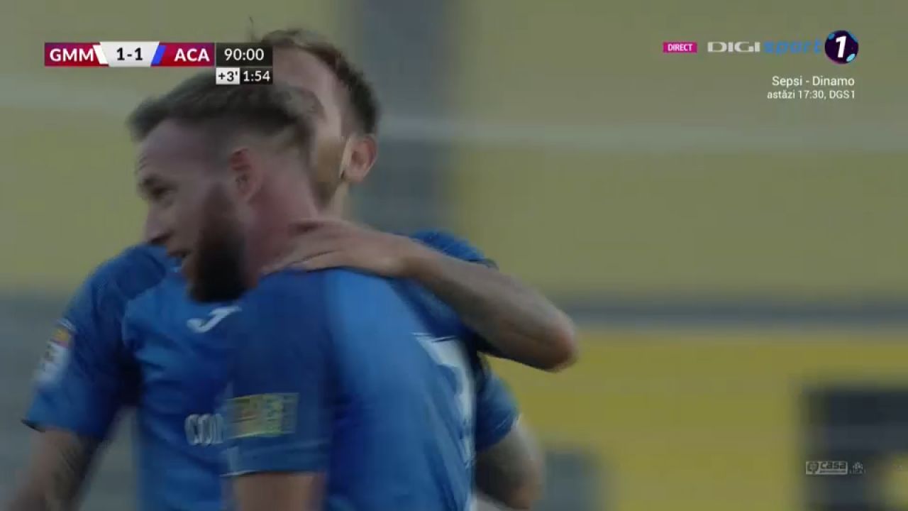 Gaz Metan - Academica 1-1 | Clinceni obține un punct în deplasarea de la Mediaș, în ultimele secunde ale meciului_7