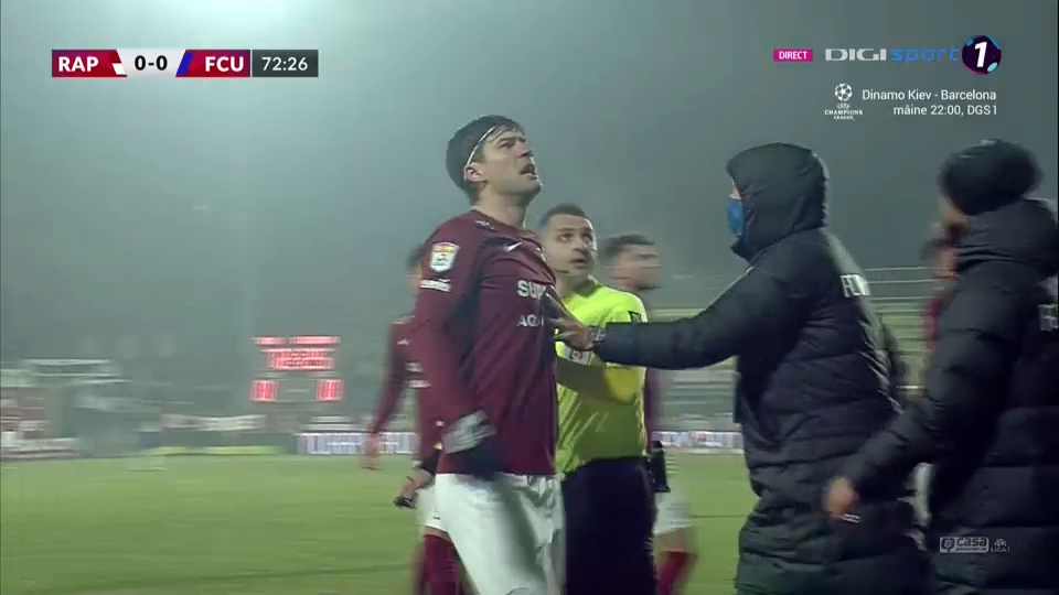 S-a lăsat cu scandal la Rapid - FCU Craiova! Săpunaru și-a ieșit din minți și a început să înjure! Mititelu jr., implicat și el_8