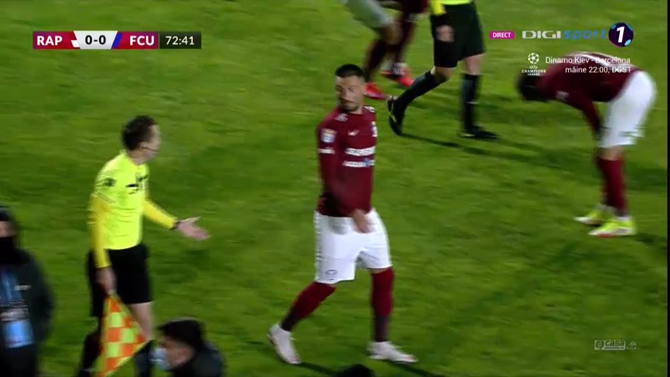 S-a lăsat cu scandal la Rapid - FCU Craiova! Săpunaru și-a ieșit din minți și a început să înjure! Mititelu jr., implicat și el_12