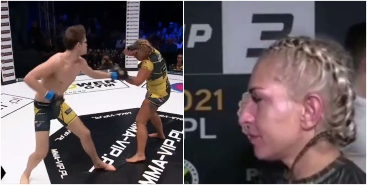 Prima declarație a femeii snopite de un bărbat la gala MMA care a scandalizat planeta! Ce a spus după ce a fost învinsă fără drept de apel_5