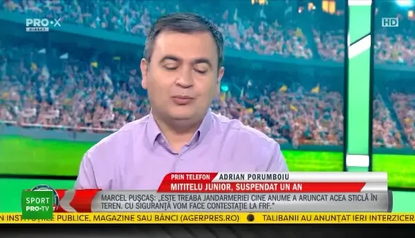 Adrian Porumboiu, la Ora Exactă &icirc;n Sport