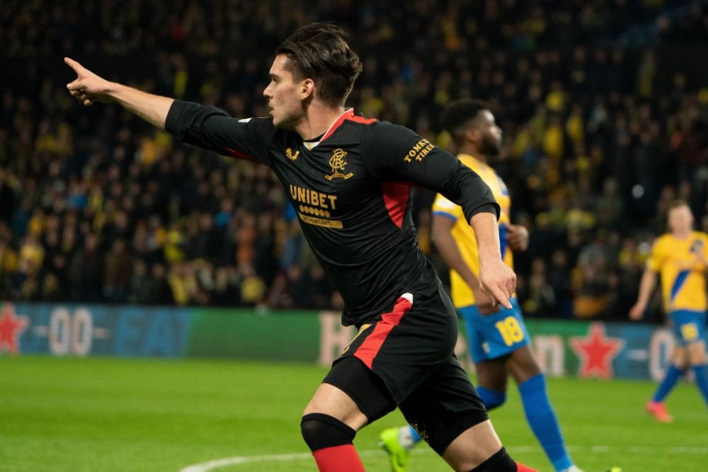 Brondby - Rangers 1-1. Ianis Hagi a adus un punct mare pentru echipa lui Steven Gerrard în Europa League_3
