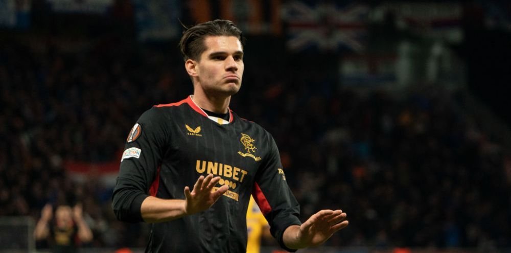 Brondby - Rangers 1-1. Ianis Hagi a adus un punct mare pentru echipa lui Steven Gerrard în Europa League_4
