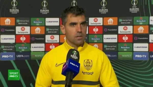 „A fost mult mai bine decât în meciul de acasă!” Culio a analizat înfrângerea din Conference League