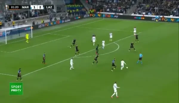 Marseille egalează cu 10 minute înainte de final.