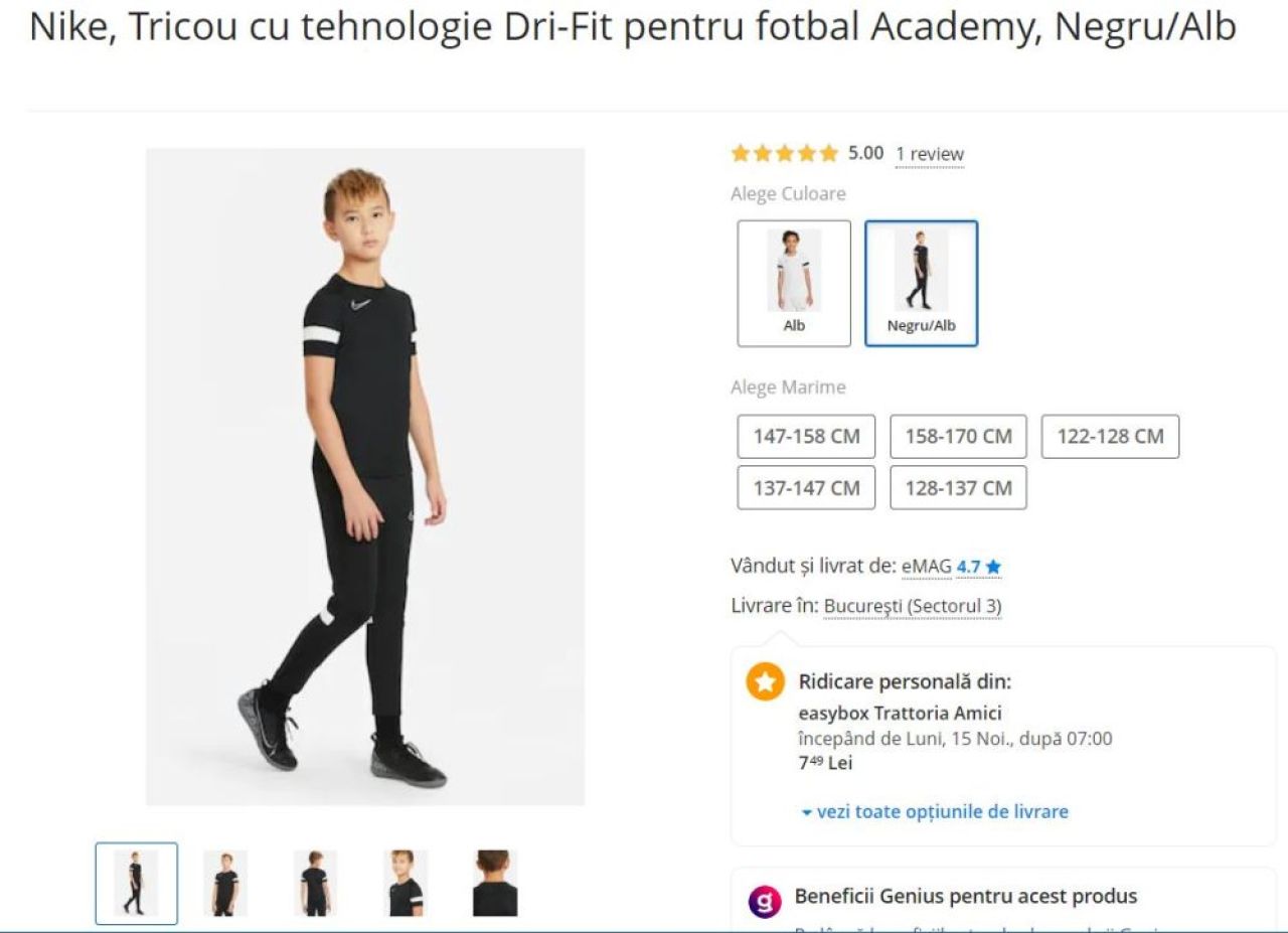 BLACK FRIDAY 2021 | Îmbracă-ți campionul! Pe eMAG ai reduceri la îmbrăcămintea sport pentru copii_3