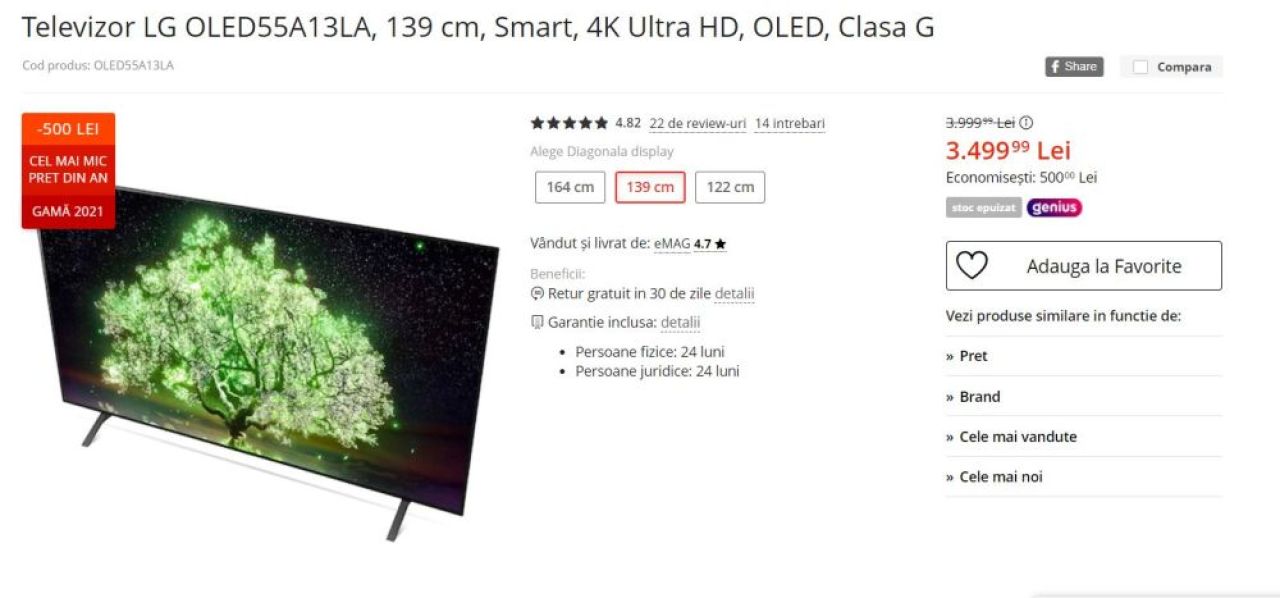 BLACK FRIDAY 2021 | Prinde ofertele la televizoare. Meciurile echipei favorite se văd mai bine în format 4k_1
