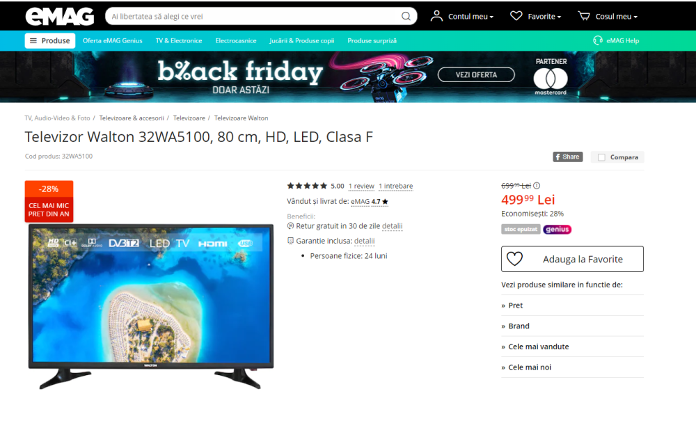 BLACK FRIDAY 2021 I Superoferte cu supertelevizoare! Reducerile sunt impresionante_2