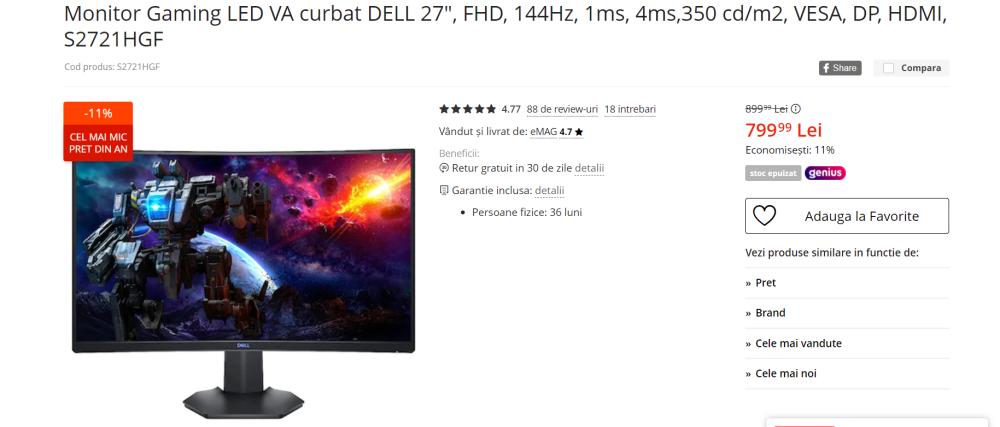 BLACK FRIDAY 2021 | Reduceri substanțiale la cele mai performante monitoare_2
