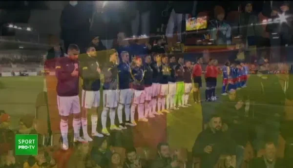 Atmosferă incredibilă pe stadionul din Vaduz. Peste 2000 de rom&acirc;ni au c&acirc;ntat cu sufletul la gură imnul național