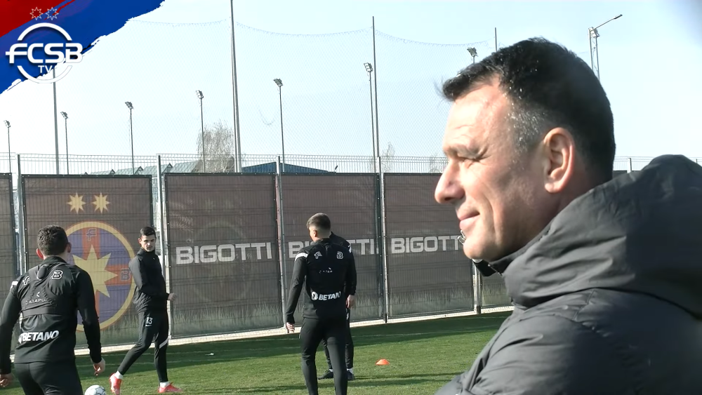 Toni Petrea a condus primul antrenament de la revenirea la FCSB