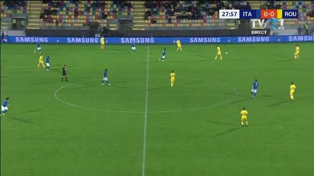 România U21, învinsă de Italia U21! Un fundaș central al italienilor a reușit un hattrick, dar și un autogol_6