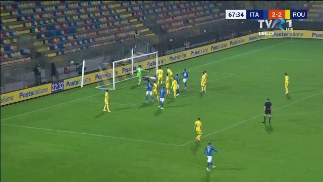 România U21, învinsă de Italia U21! Un fundaș central al italienilor a reușit un hattrick, dar și un autogol_10