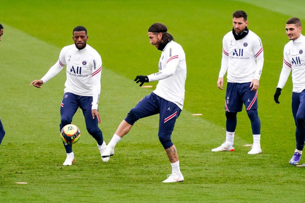Imaginile care ar fi părut imposibile acum un an: primul antrenament pentru Messi și Sergio Ramos la PSG