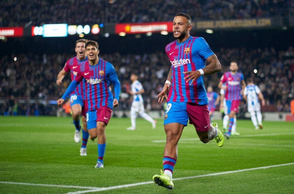 FC Barcelona, prima victorie cu Xavi pe bancă. Cum a reacționat tehnicianul catalanilor la golul marcat de Depay_3