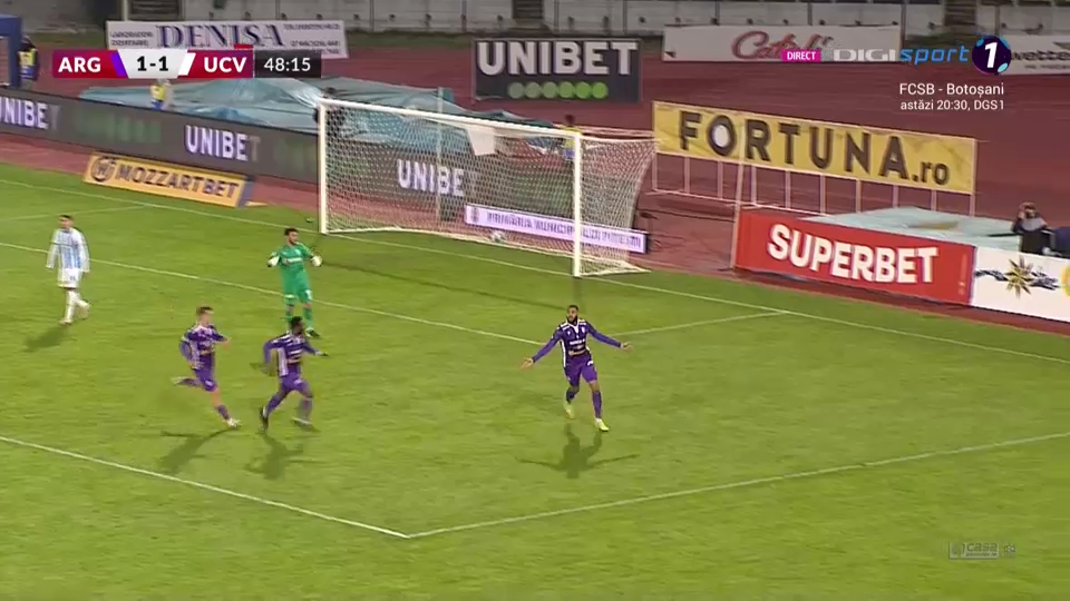 FC Argeș - Universitatea Craiova 3-2. Victorie mare pentru piteșteni la finele unui meci cu multe evenimente _8