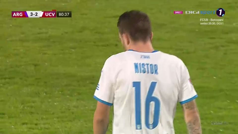 FC Argeș - Universitatea Craiova 3-2. Victorie mare pentru piteșteni la finele unui meci cu multe evenimente _11