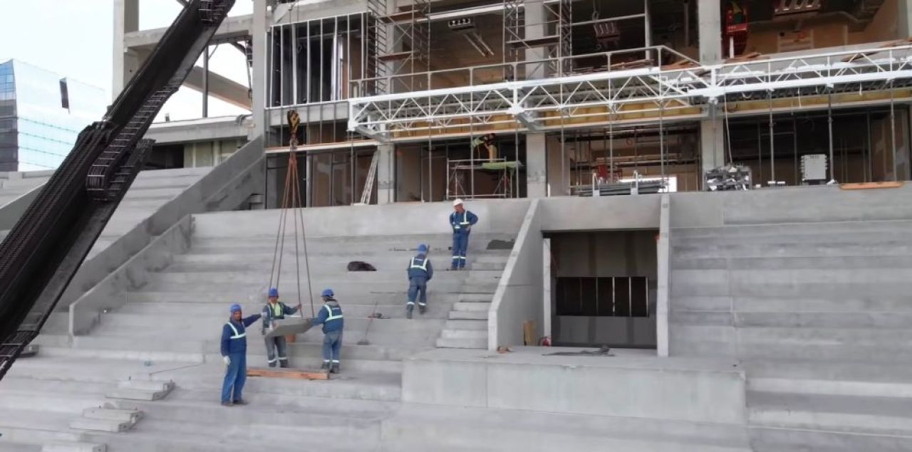 Imagini spectaculoase de la Sibiu! Renovarea stadionului se apropie de final_1