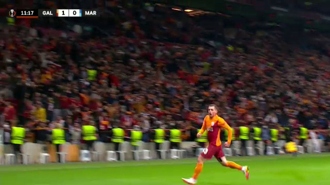 Alexandru Cicâldău face toți banii! Repriză de vis pentru mijlocașul Galatei în ciocnirea cu Marseille_1