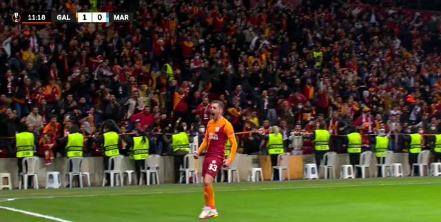 Alexandru Cicâldău face toți banii! Repriză de vis pentru mijlocașul Galatei în ciocnirea cu Marseille_3