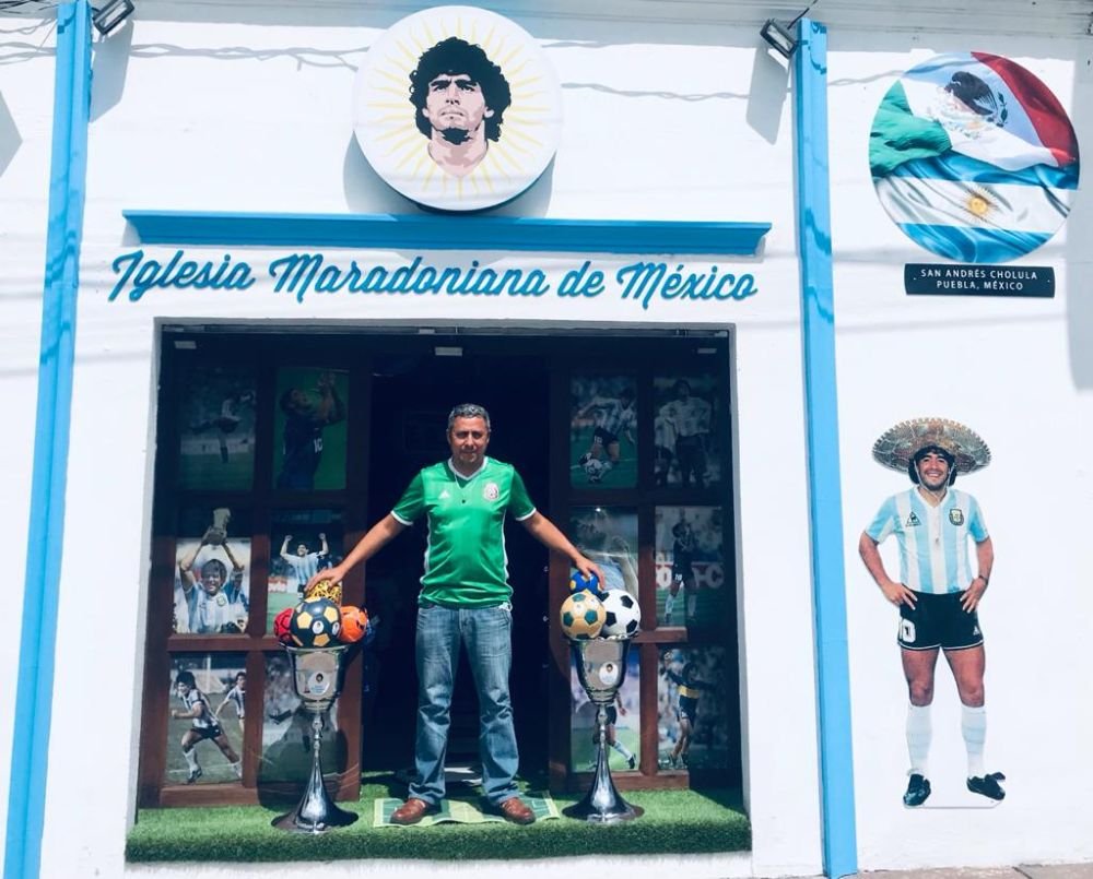 Primul copil botezat &icirc;n &rdquo;Biserica lui Maradona&rdquo;, la un an de la dispariția fotbalistului!