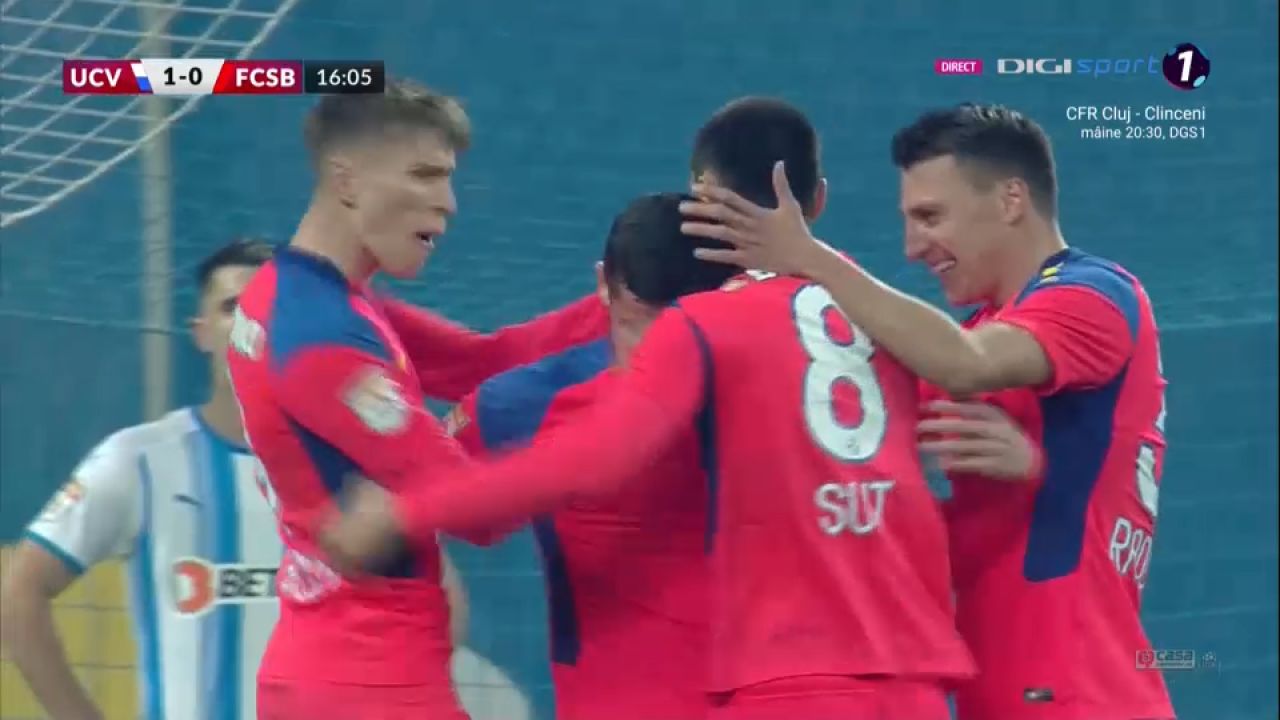 Universitatea Craiova - FCSB 2-3 | Luptară și câștigară! :) Cordea a înscris în prelungiri și i-a trimis pe olteni pe locul 4 în clasament_8