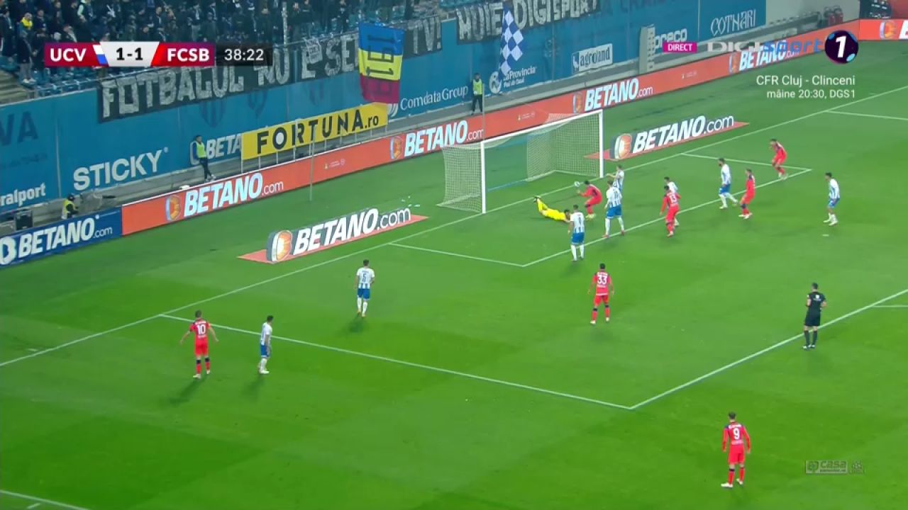 Universitatea Craiova - FCSB 2-3 | Luptară și câștigară! :) Cordea a înscris în prelungiri și i-a trimis pe olteni pe locul 4 în clasament_11