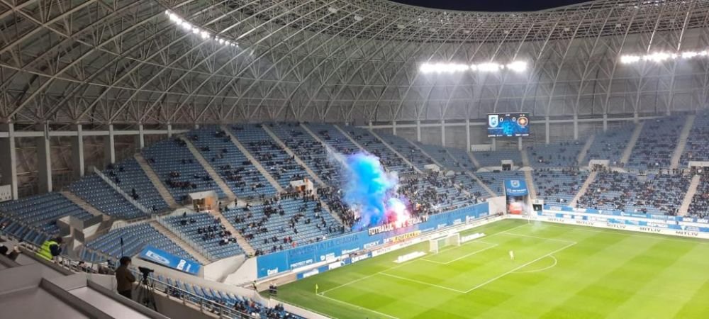 Atmosferă electrizantă pe „Ion Oblemenco”! Suporterii au revenit în tribune și au făcut spectacol! Mesajul afișat de olteni _6