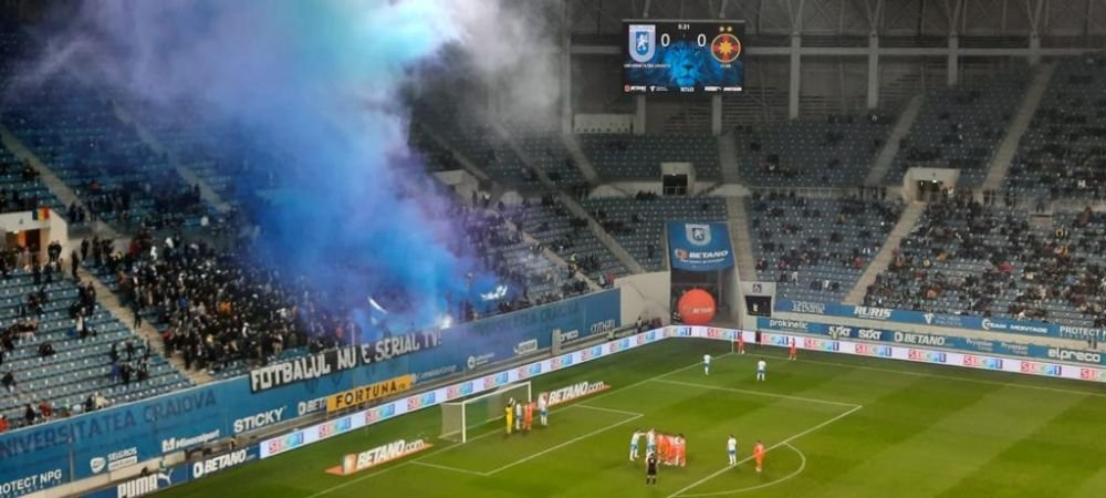 Atmosferă electrizantă pe „Ion Oblemenco”! Suporterii au revenit în tribune și au făcut spectacol! Mesajul afișat de olteni _10