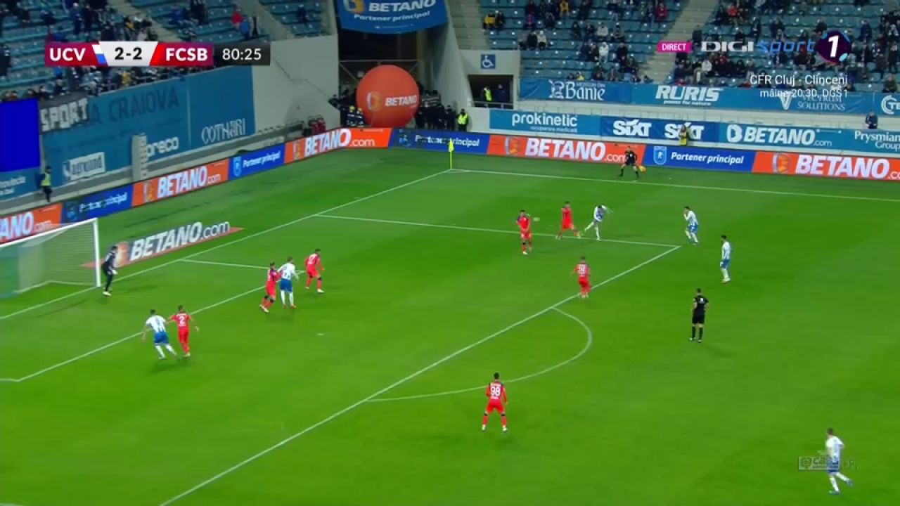 Universitatea Craiova - FCSB 2-3 | Luptară și câștigară! :) Cordea a înscris în prelungiri și i-a trimis pe olteni pe locul 4 în clasament_17