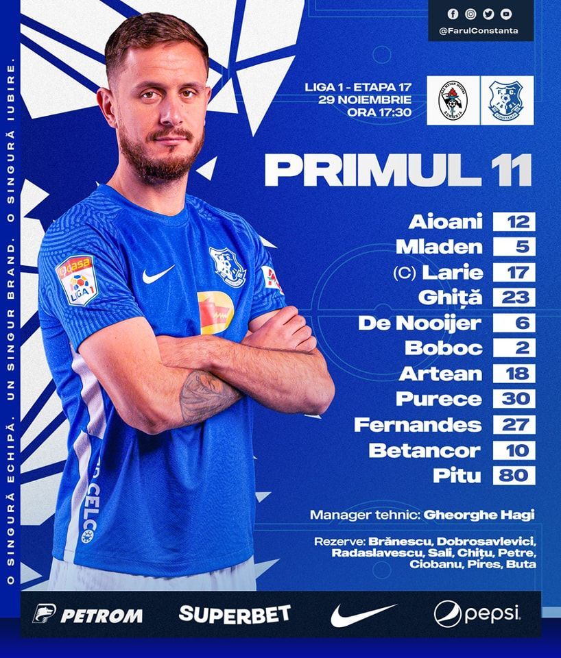 Gaz Metan Mediaș - Farul 1-1 | Betancor îi aduce un punct lui Hagi dintr-un penalty scos în ultima fază a meciului! _2