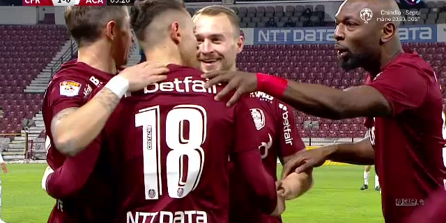 CFR Cluj - Academica Clinceni 2-0! Costache, omul meciului! Gol și pasă de gol pentru atacantul lui Petrescu_2
