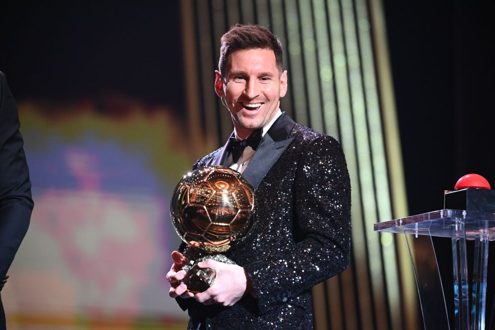 BALONUL DE AUR 2021 | Lionel Messi, la al șaptelea trofeu din carieră! Lewandowski a ieșit pe locul 2
