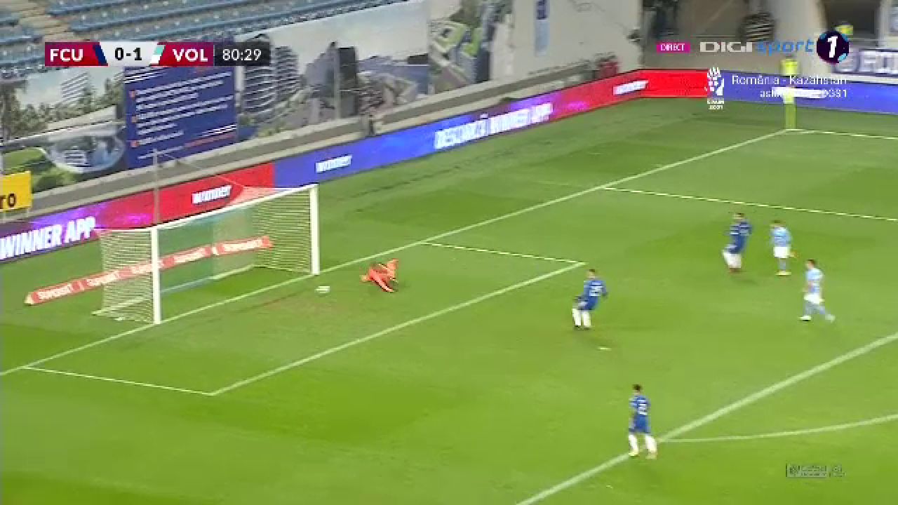 FCU Craiova 1948 - FC Voluntari 0-2 | Tamaș marchează și o duce pe Voluntari pe locul 3 în Liga 1 _7
