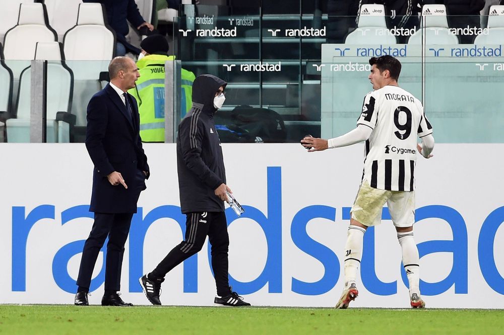 Conflict între Morata și Allegri, în văzul tuturor: