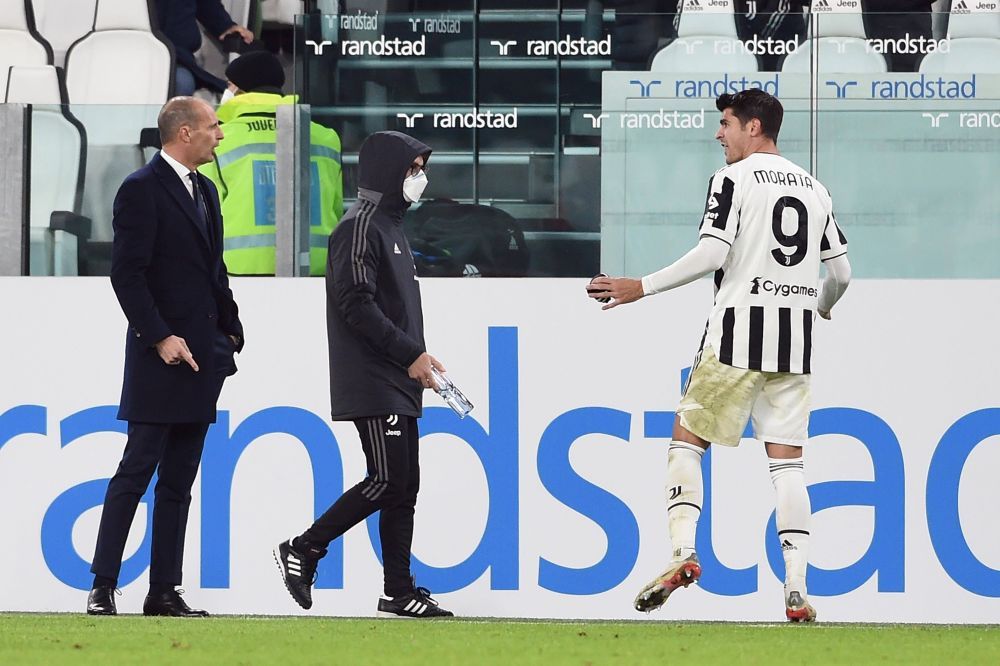 Conflict între Morata și Allegri, în văzul tuturor: