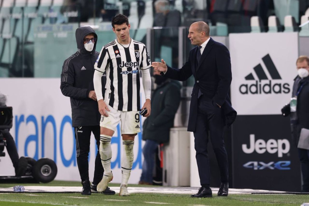 Conflict între Morata și Allegri, în văzul tuturor: