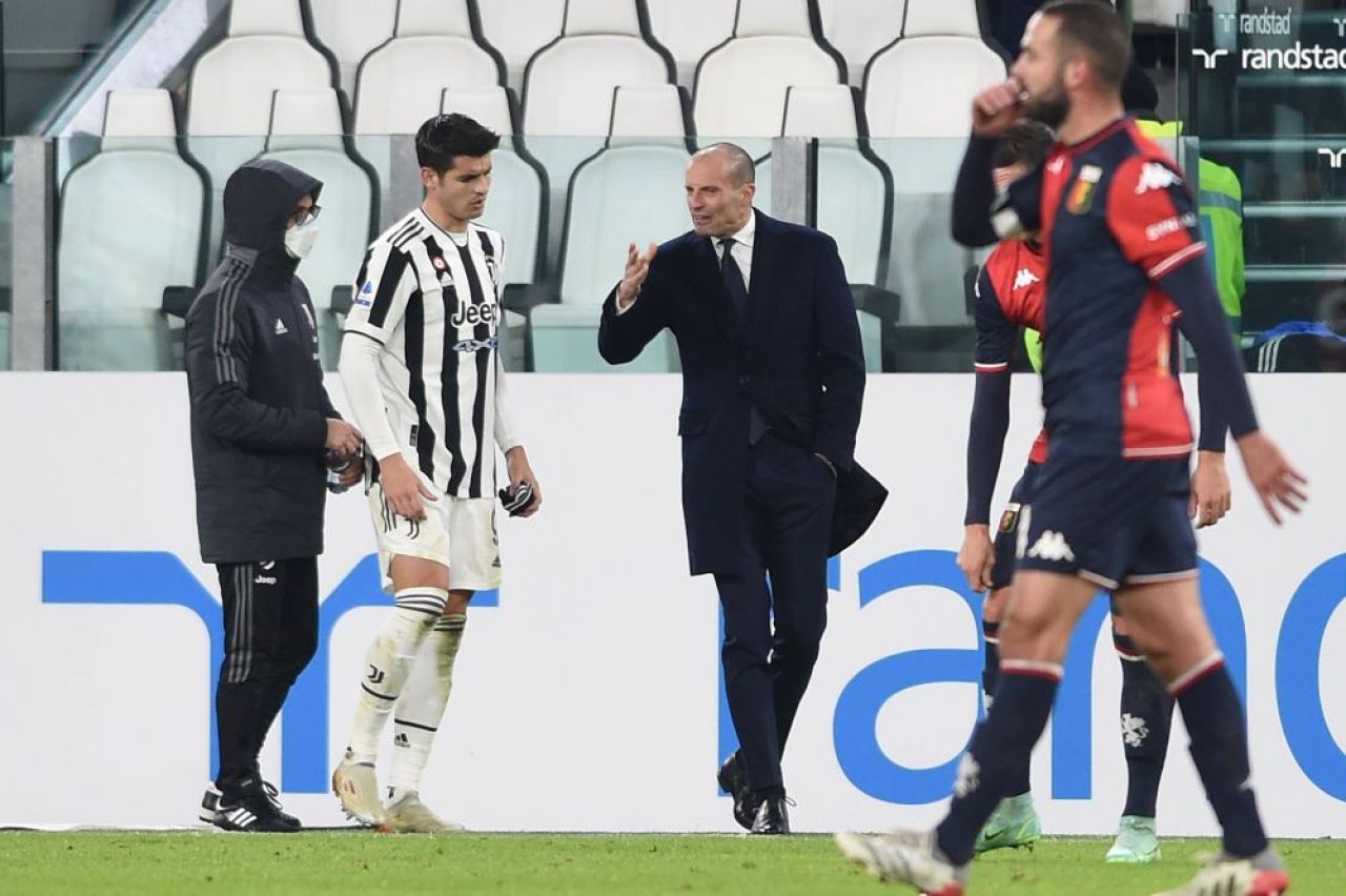 Conflict între Morata și Allegri, în văzul tuturor: