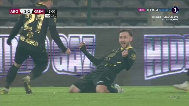 Gol și victorie! Gaz Metan Mediaș se impune în duelul cu FC Argeș, la ultima fază_5