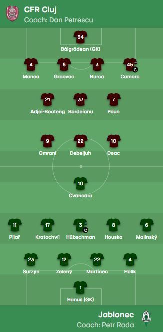 CFR Cluj - Jablonec 2-0. Ardelenii, prima victorie în Conference League. Echipa lui Petrescu termină pe ultimul loc_2