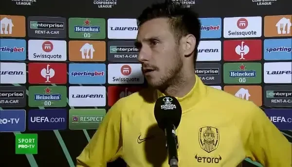 „Eu sunt plătit să mă antrenez și să joc!” Reacția lui Camora când a fost întrebat despre plecarea lui Petrescu + Ce a spus despre eliminarea din Conference League