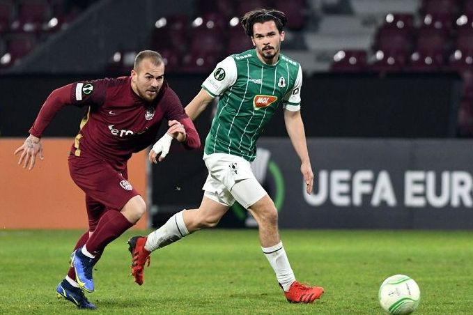 Dan Petrescu l-a reprimit pe 'Neymar' în echipă! :) Jucătorii CFR-lui au făcut spectacol cu Jablonec _4