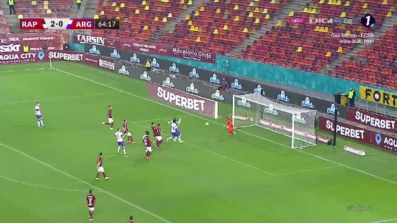 Rapid - FC Argeș 2-0 | Stahl și Albu au rezolvat meciul în primele 12 minute! Giuleștenii, din nou, pe loc de playoff_12
